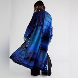NWT Free People Flurry Cardigan Maxi Sweater Size M/L